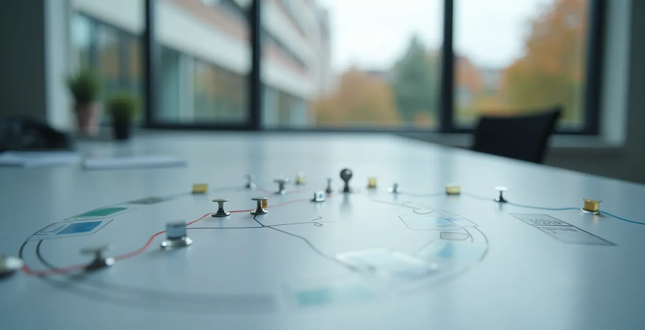 Représentation visuelle du calendrier optimal de publication scientifique avant soutenance de thèse