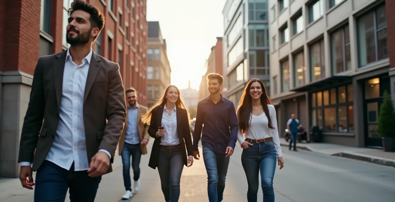 Vue d'ensemble des bureaux de studios de jeux vidéo dans le Mile-End de Montréal