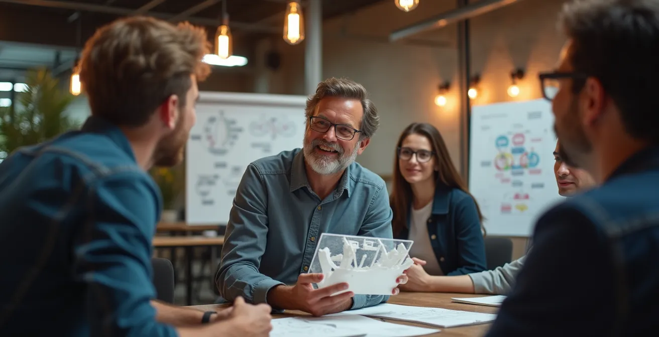 Docteur en philosophie travaillant dans un hub d'innovation technologique à Montréal