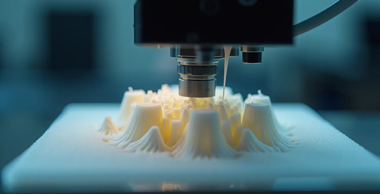 Studio de création numérique universitaire avec équipements de capture de mouvement et impression 3D